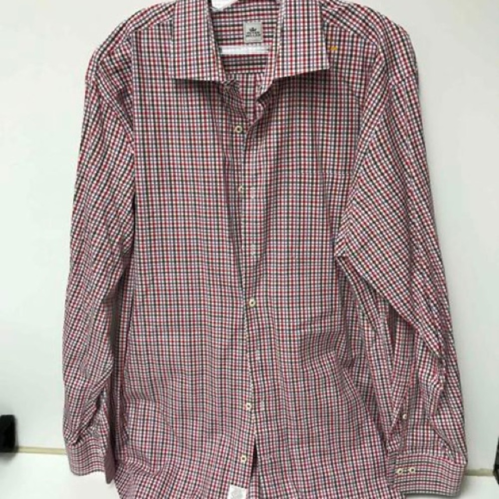 Mens Size Xl Peter Millar Plaid Shirt